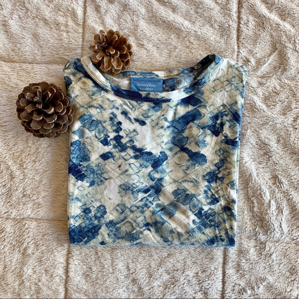 SimpleVera Vera Wang Crew Neck Tee